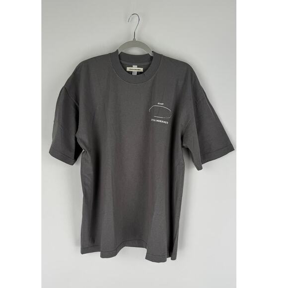 Joshua Mohamed Short Sleeve Staff T Shirt Charcoal Grey Mens XL New Tee - Picture 5 of 12